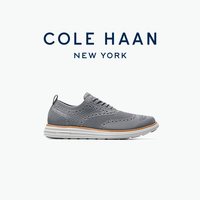 88VIP：COLE HAAN 男鞋牛津鞋 复古低帮休闲针织鞋皮鞋男C41652