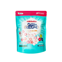 mikibobo 洗衣凝珠香水型 桃花香型机洗洗衣液 1袋装（420g/袋）