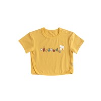 幼歌 2026夏婴幼儿小熊印花短袖T恤纯棉宽松防蚊裤套装
