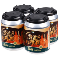 七鲜 黄油精酿啤酒250ml*4罐 浓郁黄油奶香 追剧微醺必备