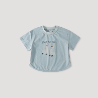 巴厘小猪 女宝宝短袖T恤夏季纯棉儿童超萌可爱卡通婴幼儿衣服凉感女童上衣