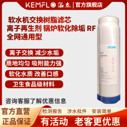 KEMFLO 康富乐KEMFLO 净水器通用 软水机交换树脂滤芯 离子再生剂 锅炉软化除垢 T33R