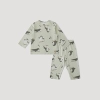 巴厘小猪 儿童家居服春秋季男童内衣套装女童四季莫代尔婴幼儿衣服宝宝睡衣