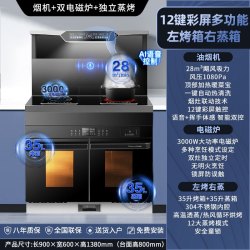 旺厨好太太 900集成灶 双电磁炉 配件：独立蒸烤