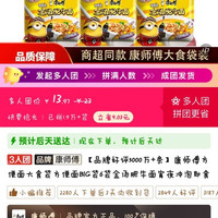 康师傅 金汤肥牛面大食袋六连包