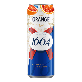 1664凯旋 1664啤酒血橙310ml*1罐精酿啤酒小麦风味