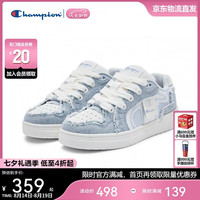 Champion 美国冠军板鞋女男厚底休闲鞋25FWT75 浅蓝 40