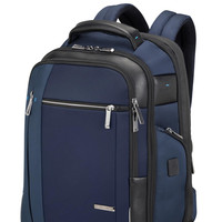 Samsonite 新秀丽 Spectrolite 3.0 – 笔记本电脑背包 15.6 英寸(42.5 厘米) – 商务和学校背包带智能功能,符合人体工程学,实用的内部分区 – 23/26.5 升 – 蓝色(深蓝色)