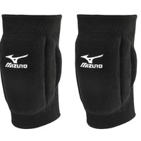Mizuno 美津浓 T10 Plus排球护膝一对 吸汗透气 成人用 黑色 均码