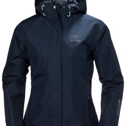Helly Hansen 女式 雨衣 七J防水防风透气雨衣夹克 防风 598 Navy 尺码Large