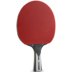 JOOLA 54206 乒乓球拍 Carbon X Pro ITTF 批准专业比赛乒乓球拍 7 星 2 毫米海绵厚度 黑色/灰色
