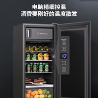 海信 125L立式冰柜冰吧家用小冰箱冷藏冷冻一级抗菌净味