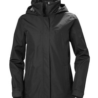 Helly Hansen 女式 防水登山夹克 Helly Hansen Women's Aden Shell Jacket Black X-Small