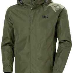 Helly Hansen 防水徒步夹克 Helly Hansen Dubliner防水防风透气雨衣夹克 431 Utility Green 尺码X-Large