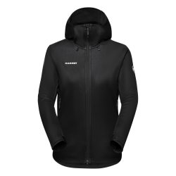 Mammut 猛犸象 女式 Ultimate VII SO 连帽软壳夹克,黑色,L
