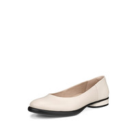ECCO 爱步 女士 Geformte Luxus-ballerina 芭蕾平底鞋 米色 38/38.5 EU