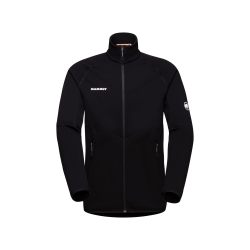 Mammut 猛犸象 Aconcagua ML 男士户外中层抓绒夹克,带拉链,黑色,M 码