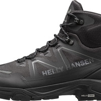 Helly Hansen 男式 Cascade 中筒徒步靴, 黑色 全新 浅灰色