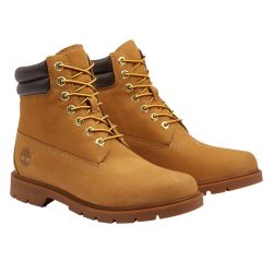 Timberland 添柏岚 男式 6 英寸防水基础靴, 小麦