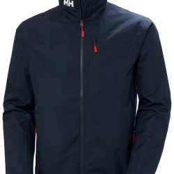 Helly Hansen 男士 Crew 2.0城市休闲航海夹克保暖外套海军蓝XL码