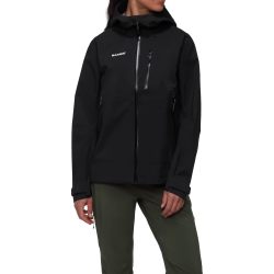 Mammut 猛犸象 Alto Guide Hs 女士连帽硬壳夹克, 黑色