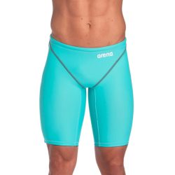 ARENA POWERSKIN ST Next 男式游泳裤 - 赛车和训练运动耐力泳衣,运动员游泳比赛套装, 宝石蓝, 34