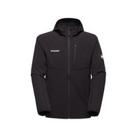 Mammut 猛犸象 男式 Madris Light Ml 连帽夹克 男式徒步衬衫, 黑色 XL