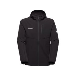 Mammut 猛犸象 男式 Madris Light Ml 连帽夹克 男式徒步衬衫, 黑色 XL