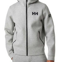 Helly Hansen 男式 运动外套和跑步夹克 Hp Ocean Fz Jacket Update 949 Grey Melange XX-Large