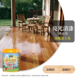 雷德斯 水性木蜡油免打磨木板清漆户外专用防腐木器漆防水实木油漆