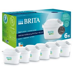 Brita 碧然德 Maxtra Pro 滤芯 净水器,锅型,替换 PFOS/PFOA 测试,纯性能聚丙烯,PET,白色