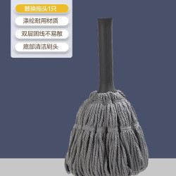茶花 免手洗拖把自拧水旋转家用拖地神器懒人地拖替换布墩布不锈钢