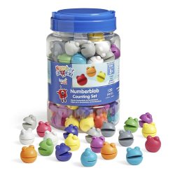 hand2mind 数字认知玩具 120颗数字计数器 3-5岁儿童STEM学习