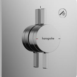 Hansgrohe 汉斯格雅 75614000 DuoTurn Q 嵌入式安装,适用于1个消费者搅拌器,镀铬