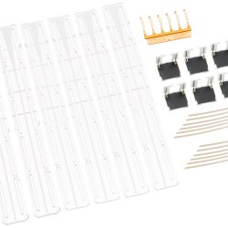N轨距 LED室内灯透明 灯泡色 6节车厢 11-214 铁道模型用品