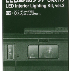 N轨距 LED室内灯透明 6辆装 11-212 铁道模型用品