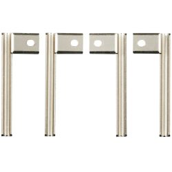 MUJI 83922092 不锈钢单位搁板高度调节器 4 件套