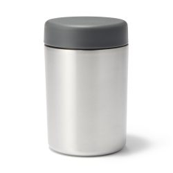 MUJI 84334580 汤罐 宽口型 易清洗 隔热 430毫升 银色