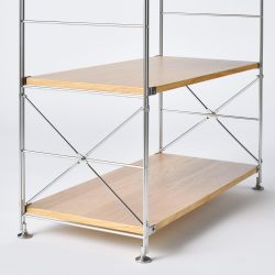 MUJI 83922535 不锈钢单元架侧横杆,2 件套