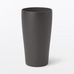 MUJI 23103152 不锈钢 真空隔热 双层保温杯 炭灰色 约 600毫升