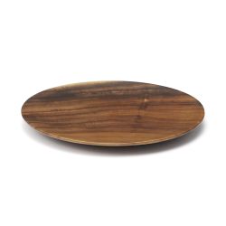 MUJI 84956881 金合欢盘,约 直径 4 x 高 0.8 英寸(26 x 2 厘米)