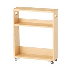MUJI 83488390 竹木修身四轮车 小号