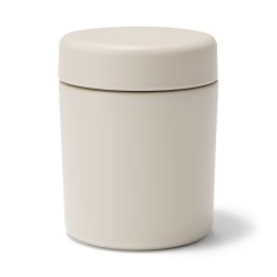 MUJI 84334597 宽口易清洗 隔热 汤罐 300毫升 灰米色