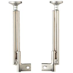 Muji 83922139 不锈钢单位搁板张力部件,中号,2 件套(前后),中号