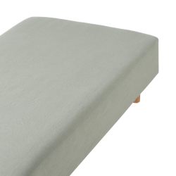 MUJI 84232909 水洗床笠,小号,绿色