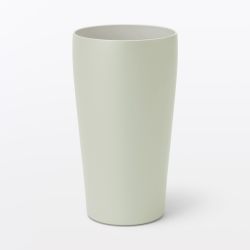 Muji 23103138 不锈钢 真空隔热 双层保温杯 浅绿色 约600毫升