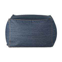 Muji 84464560 沙发套,棉质牛仔布,海军蓝,宽 25.6 x 深 25.6 x 高 42.9 厘米(65 x 65 x 43 厘米)