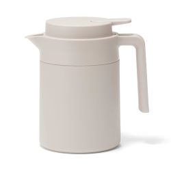 MUJI 84334535 宽口,易清洗 隔热 桌面锅 灰米色 0.8升
