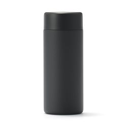 Muji 真空隔热保温瓶 扁平型 350毫升 黑色