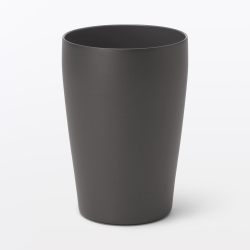 Muji 23103145 不锈钢 真空隔热 双层保温杯 炭灰色 约450毫升